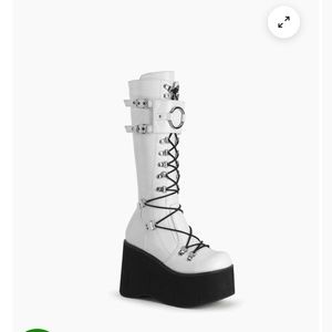 Demonia Boots Kera-200 White Size 7